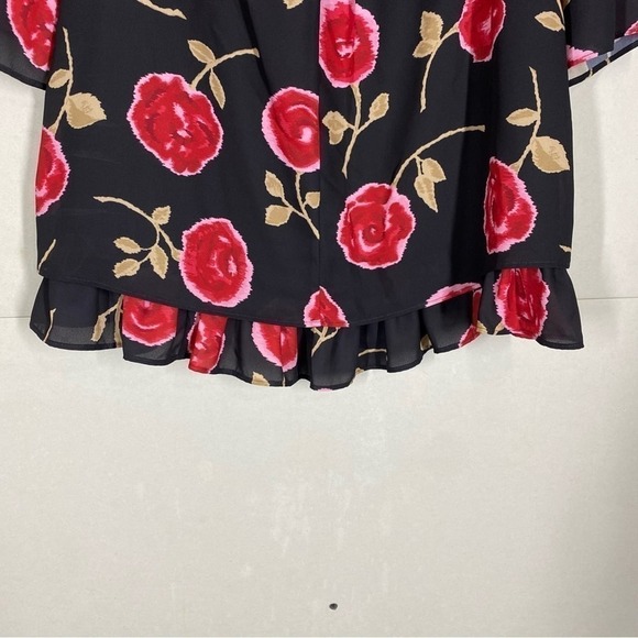 Kate Spade Hazy Rose Double Layer Top Blouse - Picture 9 of 13